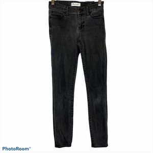 EUC Madewell Black Wash Skinny Skinny Jeans